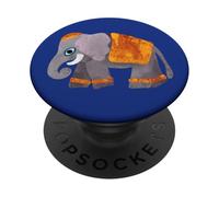 Vintage Elephant India Thailand For Travel & Animal Lovers PopSockets Adhesive PopGrip