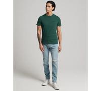Vintage embroidered logo T-shirt in organic cotton Superdry Vert S
