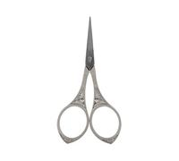 Vintage Embroidery Scissors, Mini Stainless Steel Needlepoint Scissors European Style Sewing Handcraft Craft Art Work DIY Tool Needlework Supplies (Sunflower Scissors Silver Flower)