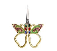 Vintage Embroidery Scissors Multi-Functional Stainless Steel Sewing for Women Needleworks with Cover for Fabric Cutting Vintage with Case