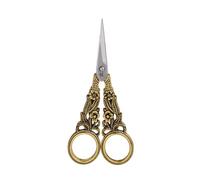 Vintage Embroidery Scissors Portable Sewing Scissors Ultra-Sharp Utility Craft-Scissor for Embroidery Needleworks Fabric for Clothing Professional Fabric with Heavy Duty Left