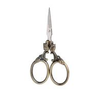 Vintage Embroidery Scissors Portable Sewing Scissors Ultra-Sharp Utility Craft-Scissor for Embroidery Needleworks Fabric for Clothing Professional Fabric with Heavy Duty Left