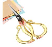 Vintage Embroidery Scissors - Retro Swan Design Small Dressmaking Scissors - Antique Scissors - for Cutting Threads as well as Knitting, Crochet, Cutting Fabrics, Beading and
