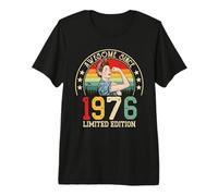 Vintage Empowered Women’s 50th Birthday - Awesome Since 1976 Premium T-Shirt