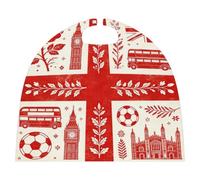 Vintage England Flag Cute Halloween Cape