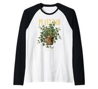 Vintage English Ivy Plant Dad Nature Flora Gardener Raglan Baseball Tee