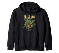 Vintage English Ivy Plant Mom Nature Flora Gardener Zip Hoodie