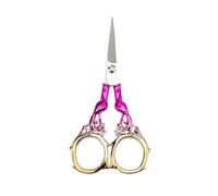 Vintage Engraved Stainless Steel Embroidery Scissors Multipurpose Craft Tool for Sewing Trimming and Decorative Display Antique Design Sewing Scissors