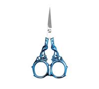 Vintage Engraved Stainless Steel Embroidery Scissors Multipurpose Craft Tool for Sewing Trimming and Decorative Display Portable Stainless Steel Thread Clippers