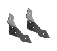 Vintage Epoxy Black Pack of 2 Arrowhead Decorative Corner Bracket Ornate Chest Box Trunk Cupboard Cabinet Corner Brace Angle Plates