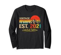 Vintage Est 2021 Limited Edition Classic 2021 Retro Birthday Long Sleeve T-Shirt