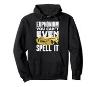 Vintage Euphonium Player Brass Orchestra Pullover Hoodie
