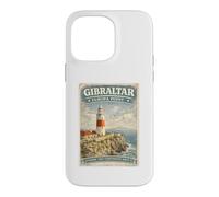 Vintage Europa Point Gibraltar Lighthouse Travel Design Case for iPhone 14 Pro Max