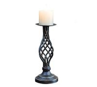 Vintage European Candle Holder - Retro Desktop Decorative Tray for Wedding, Halloween, Thanksgiving & Christmas - Perfect for Romantic Candlelight Dinners (Small)