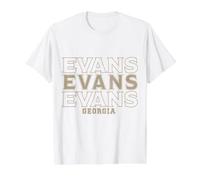 Vintage Evans Georgia Value Graphic T-Shirt, Men, White, L