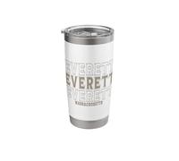 Vintage Everett Massachusetts Stainless Steel Insulated Tumbler