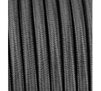 Vintage Fabric Cable - 10FT/3 Metres, 3 Core, 2x1.5mm², Anthracite Grey