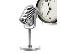 Vintage Fake Microphone Stand - Retro Toy Prop Model, Classic Stage Decoration | Party Role Play Accessory - Children's Events, Antique Style Setup for the Singing Table Photo Booth