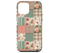 Vintage Fall Flower Cottagecore Gingham & Botanical Autumn Case for iPhone 12 mini