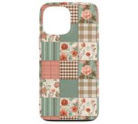 Vintage Fall Flower Cottagecore Gingham & Botanical Autumn Case for iPhone 13 Pro Max