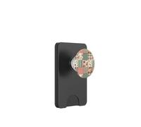 Vintage Fall Flower Cottagecore Gingham & Botanical Autumn PopSockets PopWallet for MagSafe