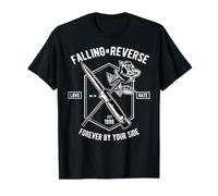 Vintage Falling In Reverse Rose & Knife Inspirational Gift T-Shirt