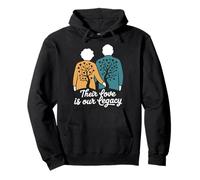 Vintage Family Heritage Generations Heart Tree Pullover Hoodie