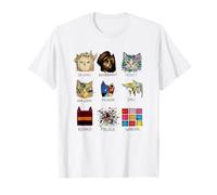 Vintage Famous Art History Painter Cool-Looking Cat Graphic T-Shirt