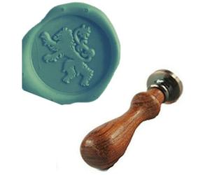 Vintage Fancy Lion Custom Picture Logo Wedding Invitation Wax Seal Sealing Stamp Rosewood Handle Set Kit