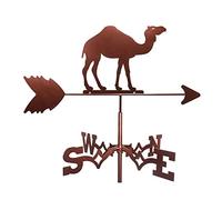 Vintage Farm Stainless Steel Home Decorative Weather Vane Wind Direction Indicator, Weathervane Yard Garden Architecture Roof Measuring Tools Easy Use and Install