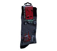 Vintage Farm Tractors Unisex Novelty Grey Ankle Socks Adult Size 6-11
