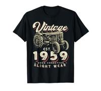 Vintage Farmer Tractor established 1959 63rd Birthday Party T-Shirt