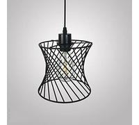 Vintage Farmhouse Ceiling Pendant Light Cage Pendant Lights Twisted Iron Minimalist Retro Nordic Loft Pyramid Lamp Metal Hanging Lamp Industrial Chandelier Lights 18.5 cm Change for The Better