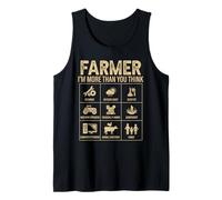 Vintage Farming Farmer I'm More Than You Think Tank Top