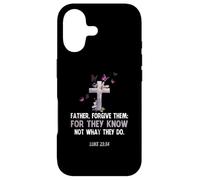 Vintage Father Forgive Them For They Know Not What They Do Case for iPhone 17