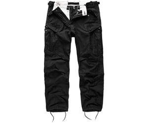VINTAGE FATIGUES MENS COMBAT TROUSERS SURPLUS CARGO ARMY STYLE WORK PANTS BLACK