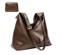 Vintage Faux Leather Slouch Bag,2-in-1 Tote Purse Set,Adjustable Strap Spacious Interior,Versatile Style,Fashion Lovers,Work Shopping Weekend Travel