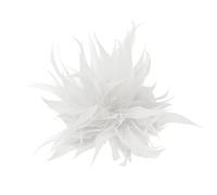 Vintage Feather Bouquet Brooch Handmade Feather Shell Clip Pin Goose Feather Brooch Scarf Buckle For Women Clip For Women, one size, As described
