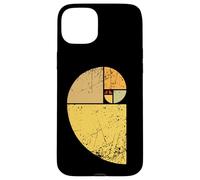 Vintage Fibonacci Spiral Science Golden Ratio Cool Math Case for iPhone 15 Plus