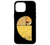 Vintage Fibonacci Spiral Science Golden Ratio Cool Math Case for iPhone 16 Pro Max