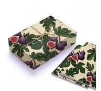 Vintage Fig Botanical Gift Wrap 120gsm Thick Kraft Two Folded Sheets 50x70cm for Foodie Housewarming Fall Birthday Rustic Tuscan Fruit Aesthetic