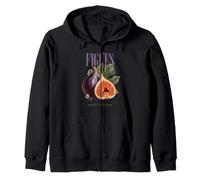 Vintage Fig Sweet Flavor Organic Fruit Botanical Zip Hoodie