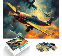 Vintage Fighter Plane1000 Piece Jigsaw Puzzles for teenagers Challenging Game Toys is ideal as a gift for the whole family 38x26cm