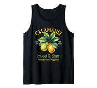 Vintage Filipino Lime Calamansi Fruit Philippine Lemon Retro Tank Top