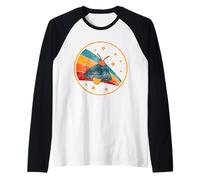 Vintage Fireflies Lightning Bugs Glow-Worm Raglan Baseball Tee