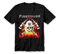 Vintage Firehouse T-Shirt World Tour 1991 1992 Concert tee Rare VTG 90s Hard Rock Band Black XXL