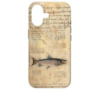 Vintage Fish Aesthetic Atlantic Salmon For Fishing Grandpa Case for iPhone 17