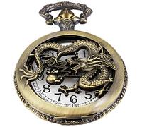 Vintage Fish Design Pocket Watch,FOB Chain Clock with Necklace Pendant, CF110,