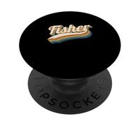 Vintage Fisher Personalized Name Fisher PopSockets Adhesive PopGrip