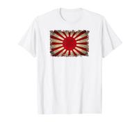 Vintage Flag of Imperial Japanese Army Value Graphic T-Shirt, Men, White, XL